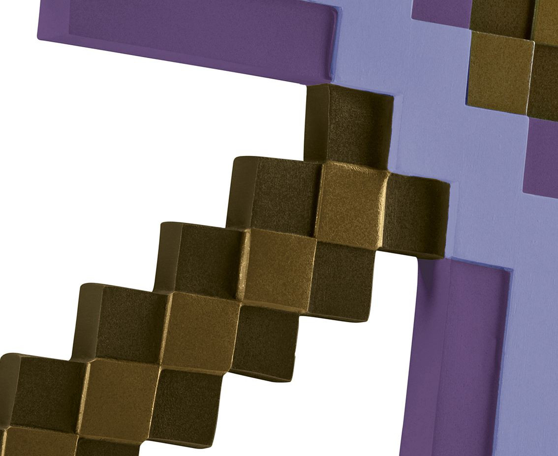 Minecraft enchanted pickaxe- Mojang (license)